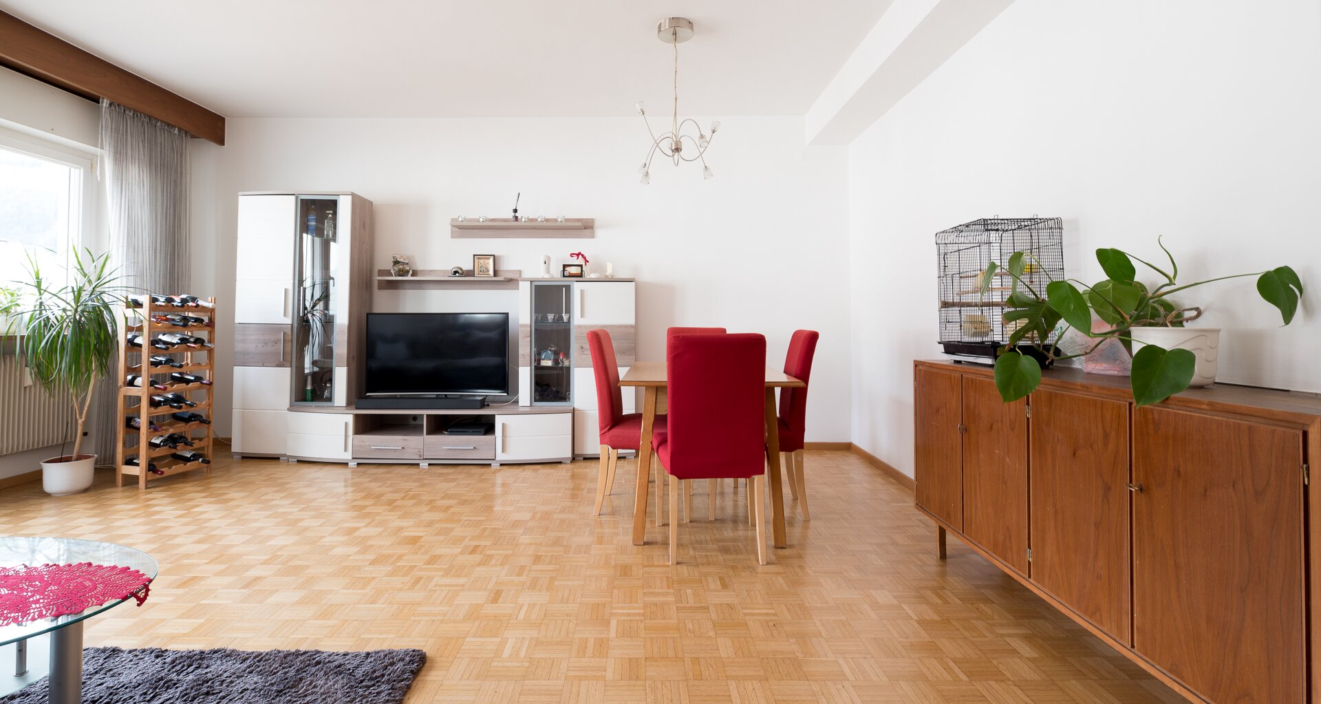 Helle Dreizimmerwohnung mit zwei Balkonen im historischen Zentrum von Brixen