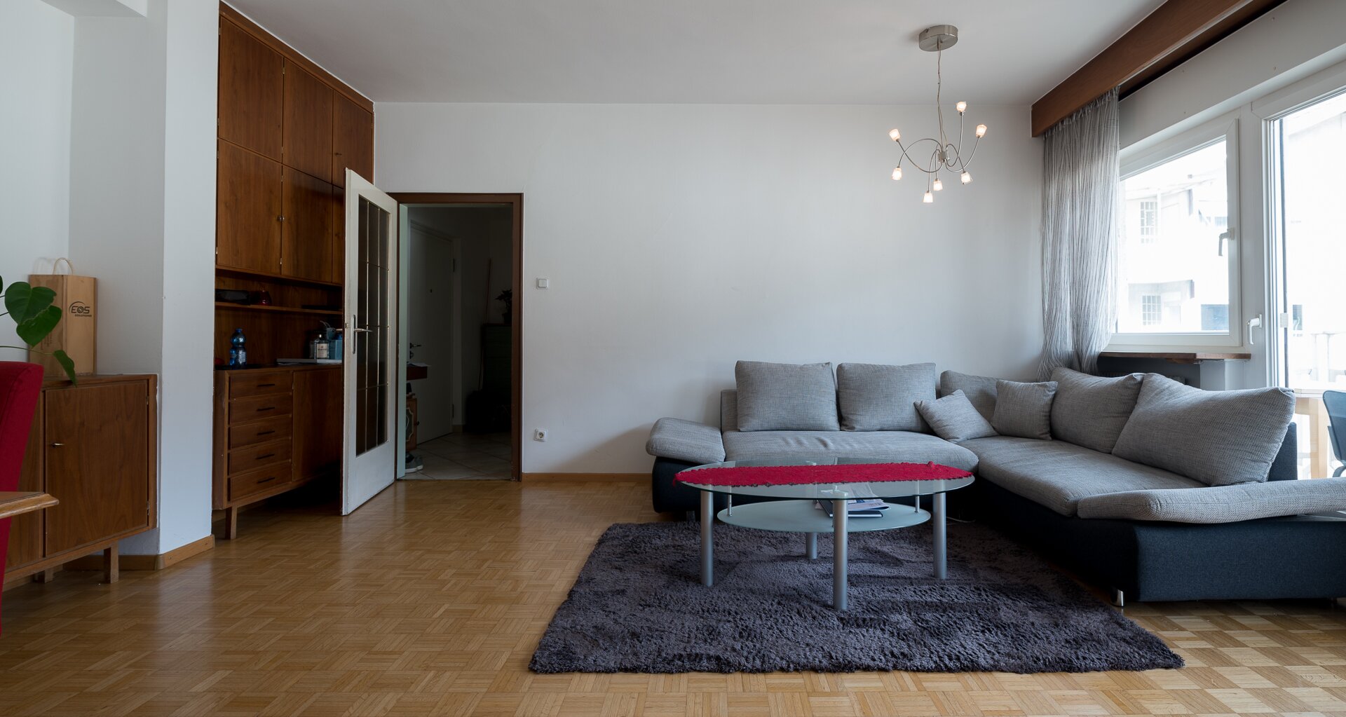 Helle Dreizimmerwohnung mit zwei Balkonen im historischen Zentrum von Brixen