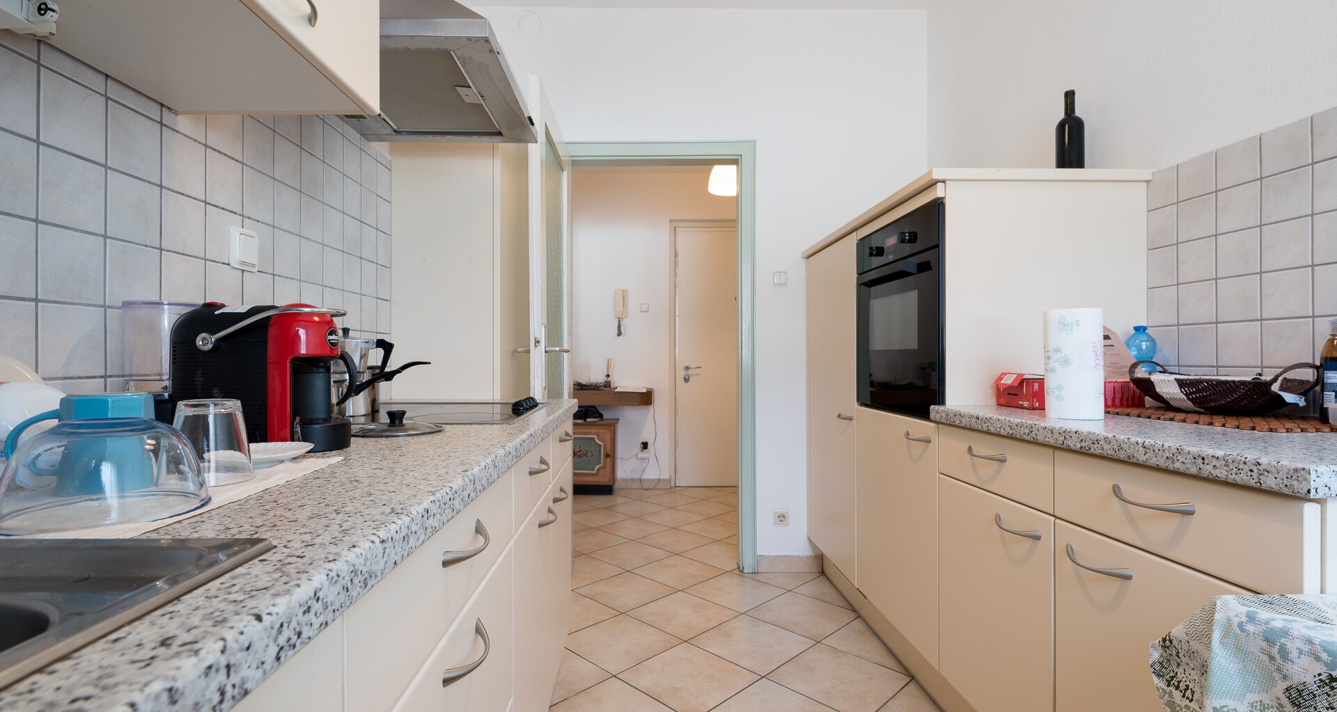 Helle Dreizimmerwohnung mit zwei Balkonen im historischen Zentrum von Brixen