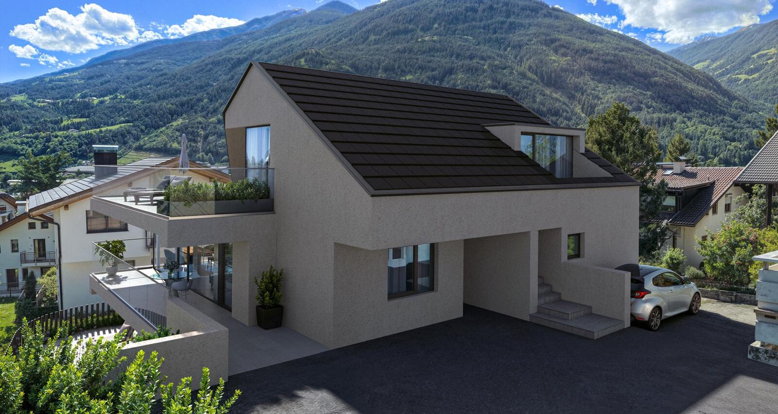 W2: Neue Dreizimmerwohnung mit Terrasse u. Privatgarten, Süd-West-Ausrichtung