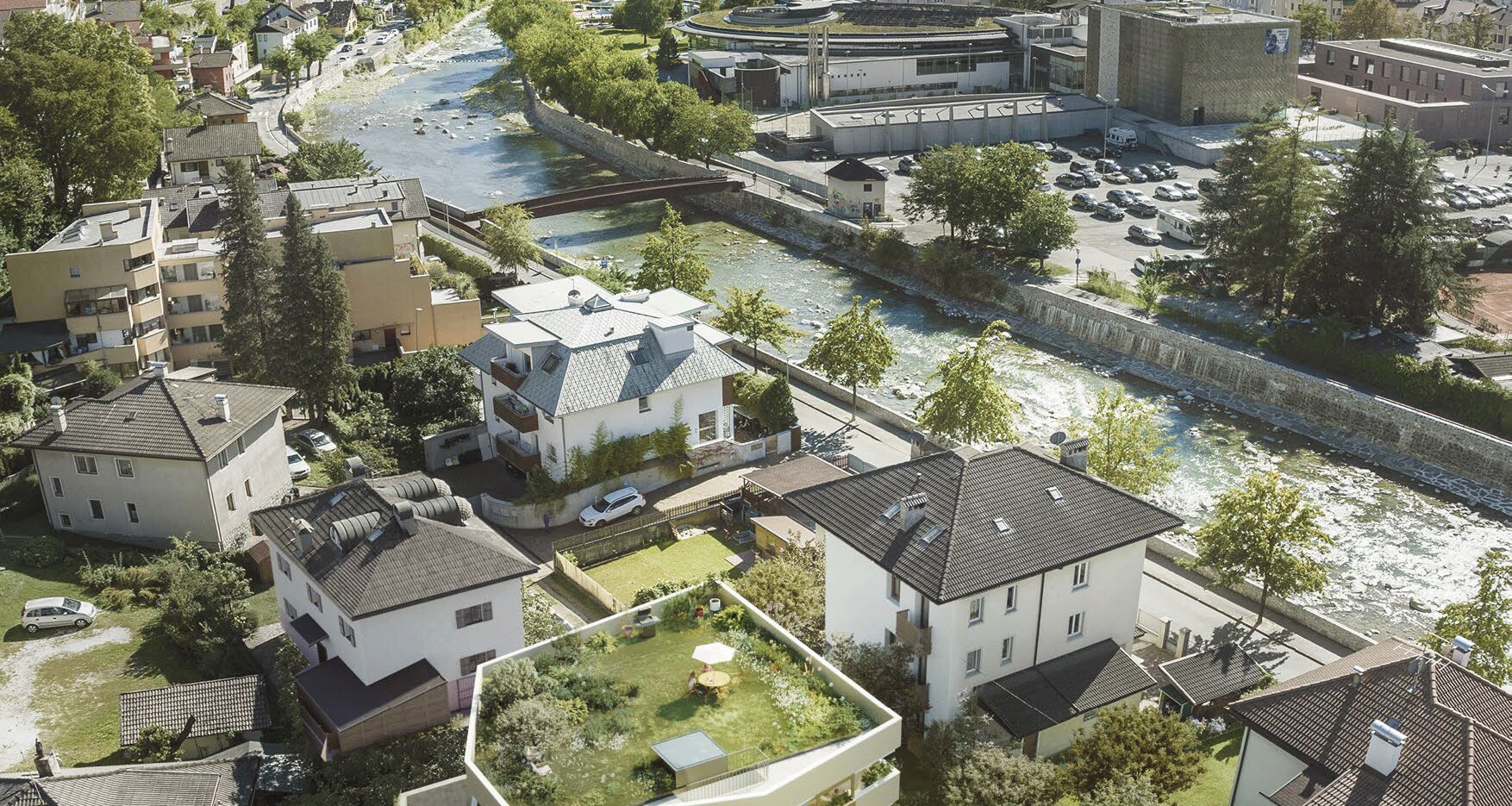 W08: Exklusive Dreizimmer-Neubauwohnung mit Dachgarten 