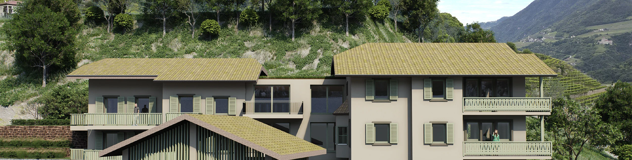 Wohnung E: Neue Zweizimmerwohnung mit Loggia
