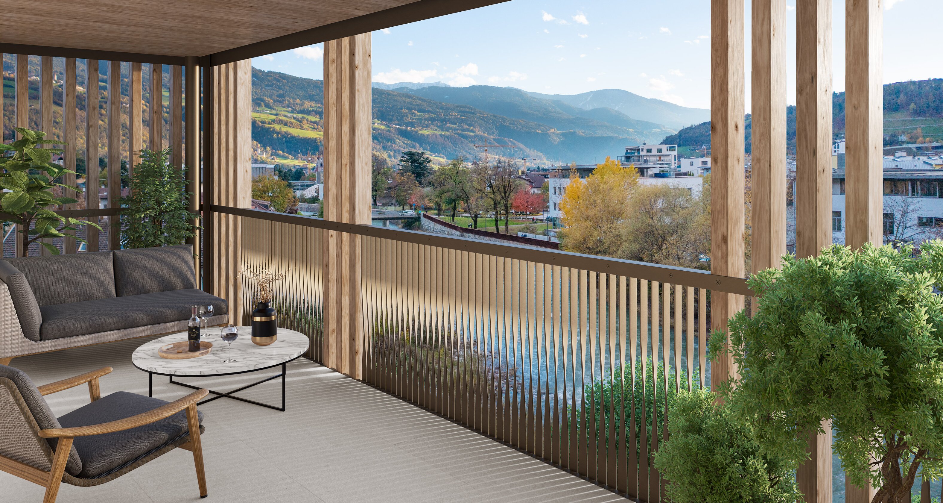 Neue Zweizimmerwohnung mit Terrasse, aktuell vermietet