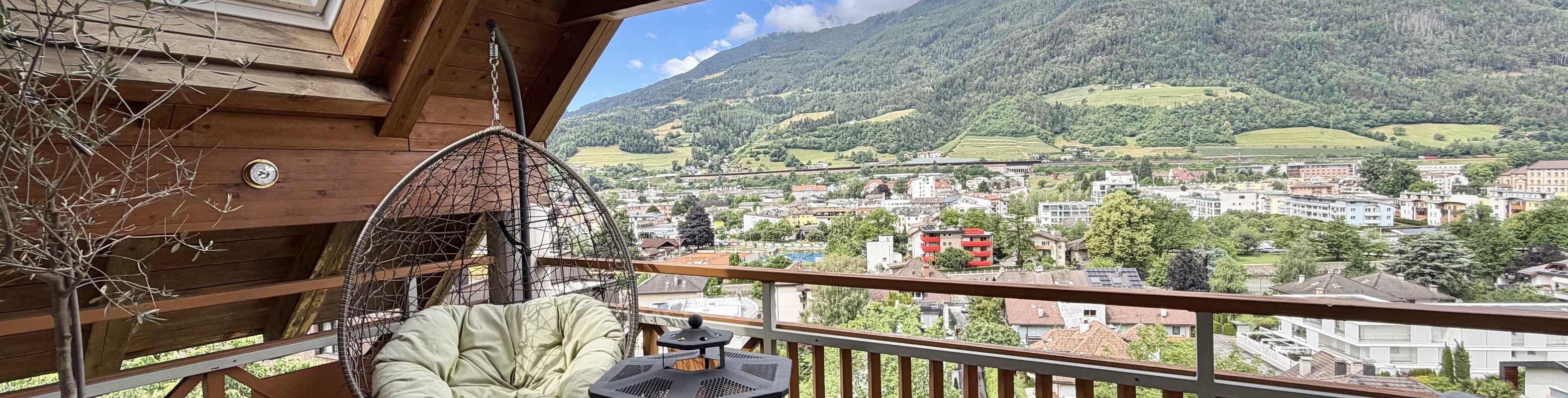 Große 6-Zimmer-Dachgeschosswohnung mit Panoramablick über Brixen